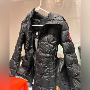 Black Canada goose down jacket in XS - new with tags
